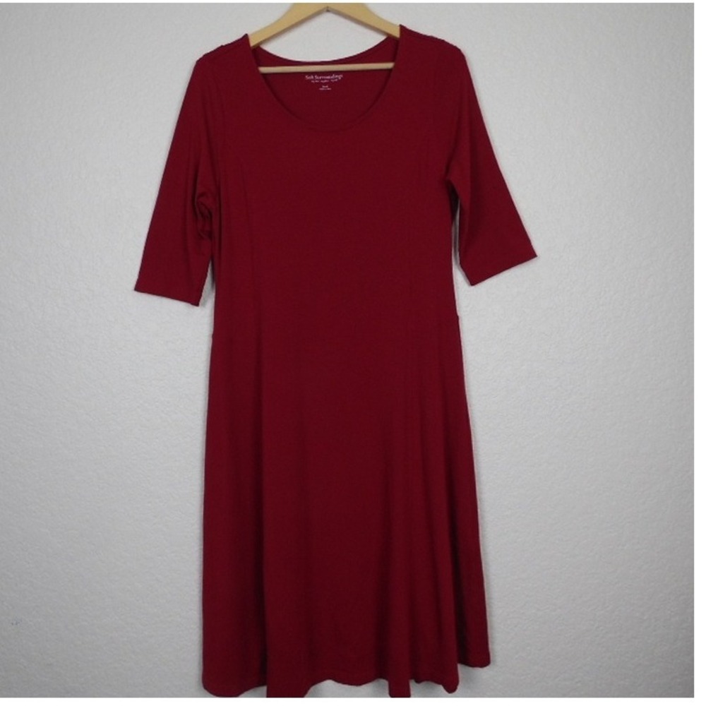 Soft Surroundings Womens Dress Size‎ Small Red
